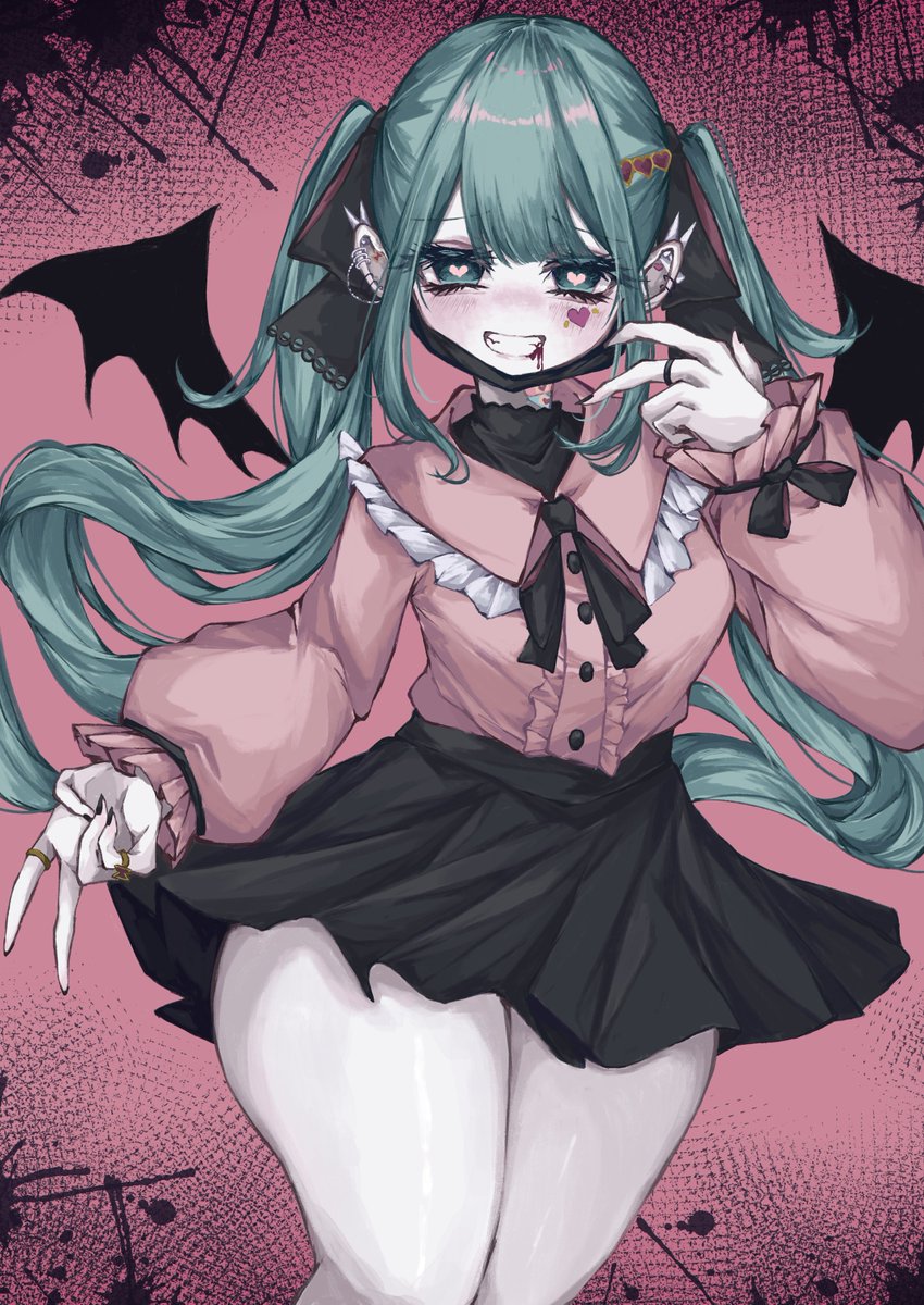 chocoLatte_la's tweet photo. ❤︎ ヴァンパイアミク 🦇 https://t.co/f3lLBudQnk