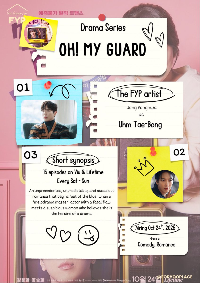 FORYOOPLACE's tweet photo. ㅡ 𝐎𝐇! 𝐌𝐘 𝐆𝐔𝐀𝐑𝐃, 𝟐𝟎𝟐𝟔 https://t.co/hPzEL5dBsd