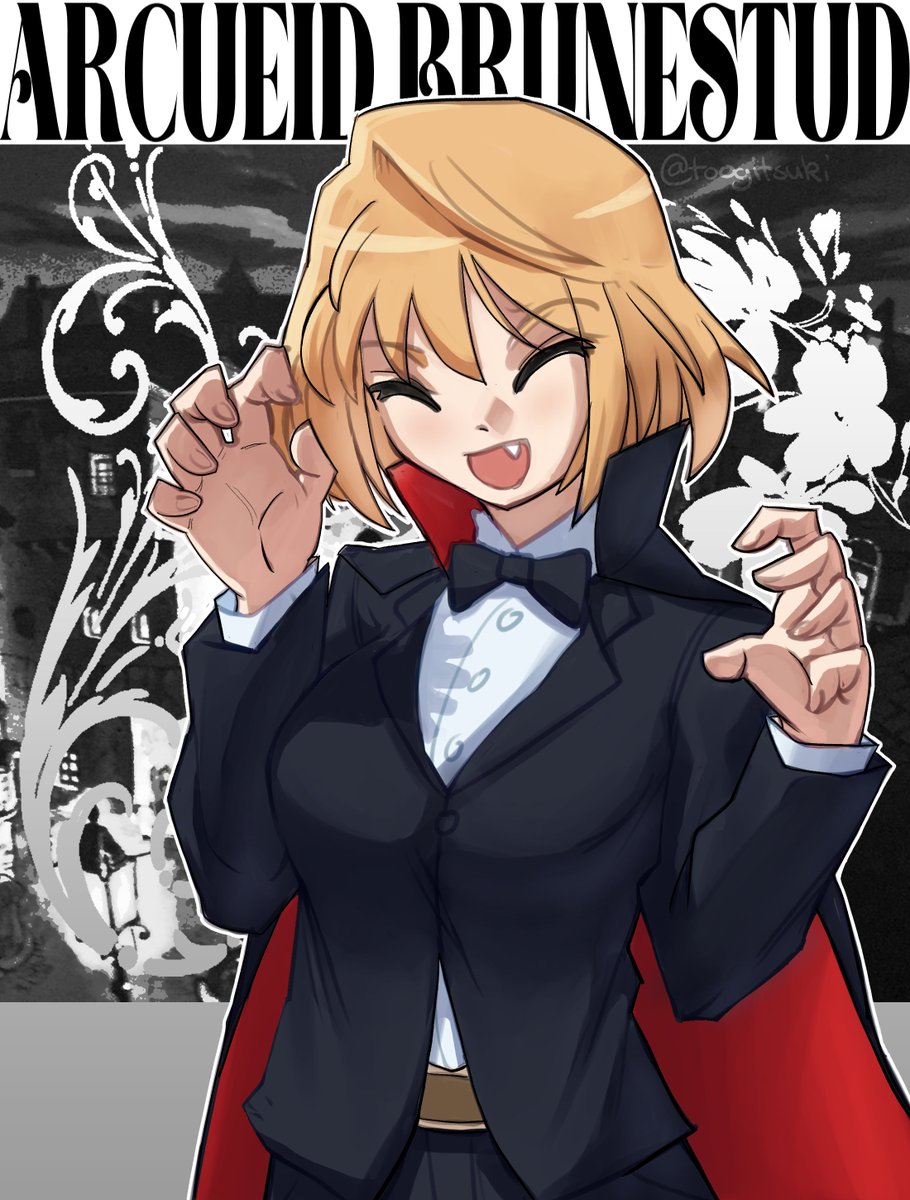 toogitsuki's tweet photo. [#TYPEMOONSATURDAY] HAPPY HALLOWEEN/ARCTOBER EVERYBODY!!! #月姬 #Tsukihime https://t.co/xt3IJFSNlS