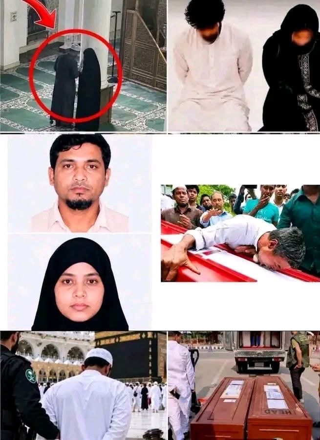 thewirepak's tweet photo. Saudi Arabia enforced its laws after a man and woman committed indecent acts inside a Mecca mosque. Islamic jurisprudence applied, sentences upheld, royal order carried out.
If you don’t like Islamic jurisprudence, leave Saudi Arabia. https://t.co/CdEuxqLqAp