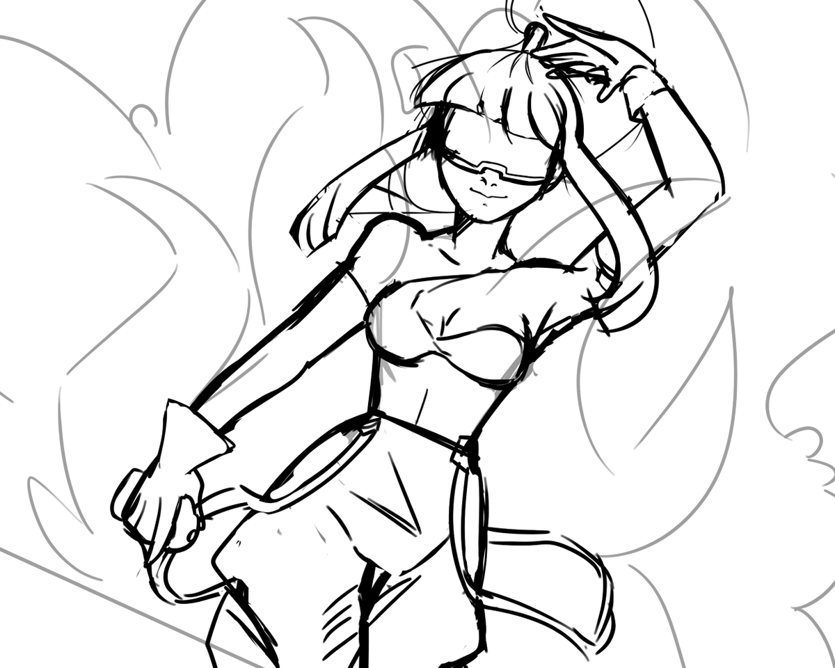 kanna_blu's tweet photo. Akali wip!! https://t.co/RMNgE0sBW3