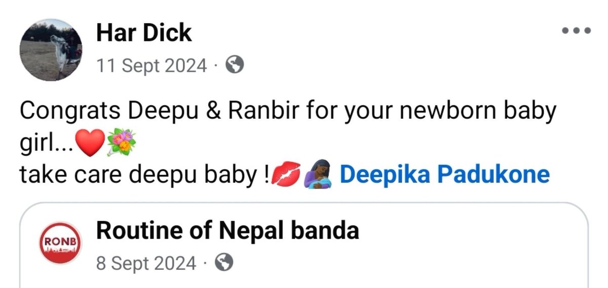 cin3chaos's tweet photo. Congrats Deepika and Ranbir 💕💐 https://t.co/DRRXWxInF2