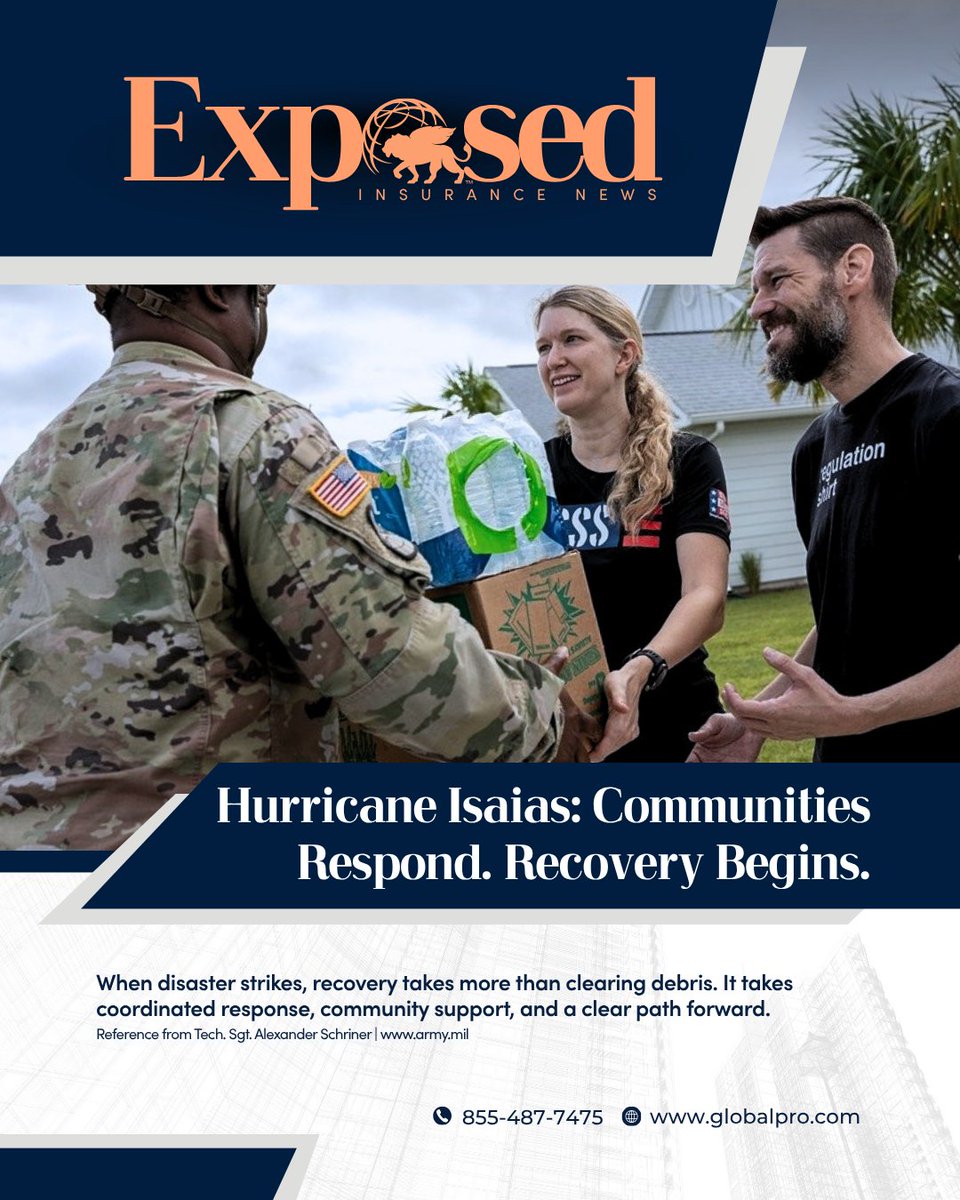 GetGlobalPro's tweet photo. Immediate emergency gives way to cleanup and rebuilding, as October comes to a close, we must not overlook the ongoing recovery efforts and the people working tirelessly to help communities move forward.

CALL US FIRST (855) 487-7475 | https://t.co/EqK7aNtLHT
#HurricaneIsaias https://t.co/7x9aKx7FBa