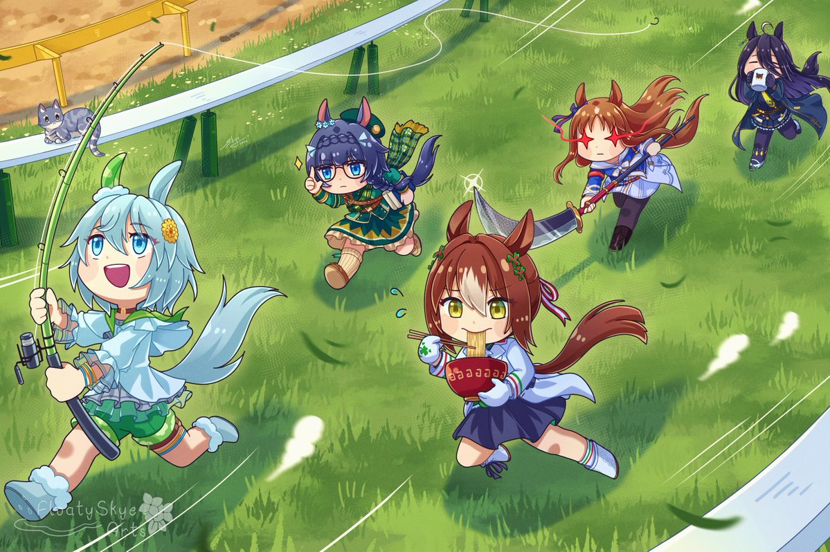 floatyskye's tweet photo. Don't think I've posted this Uma comm I did for eloquiel, tysm!! 💗 #umamusume https://t.co/E8tzEIK3o4