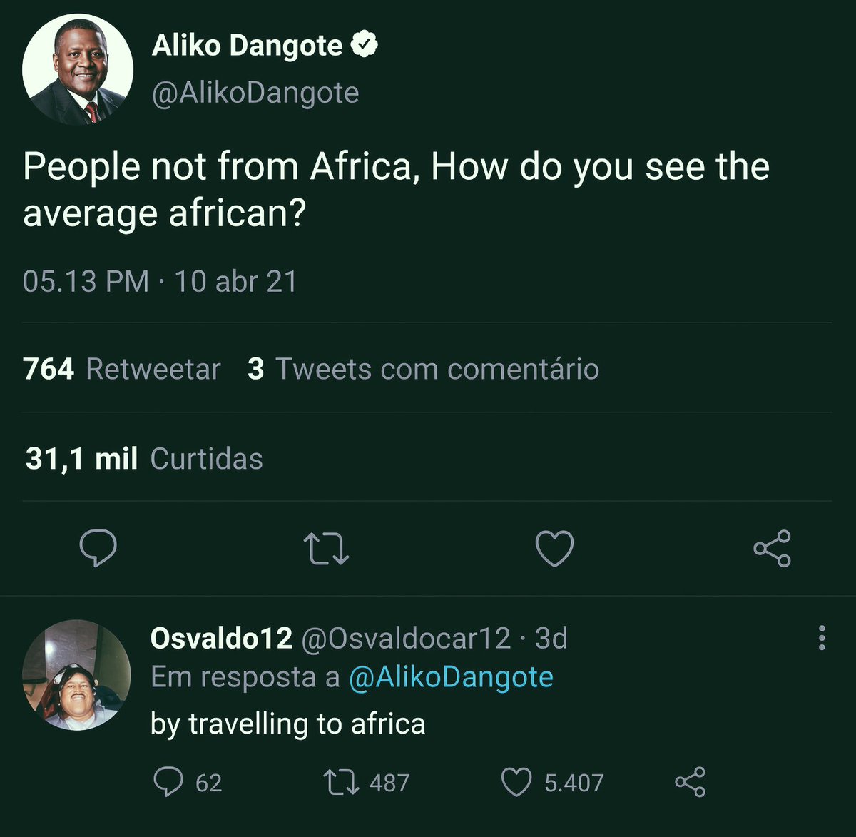 liamASAP's tweet photo. This guy actually gave Dangote a tough time before he got blocked. 😂 https://t.co/3l4TQ4emMt