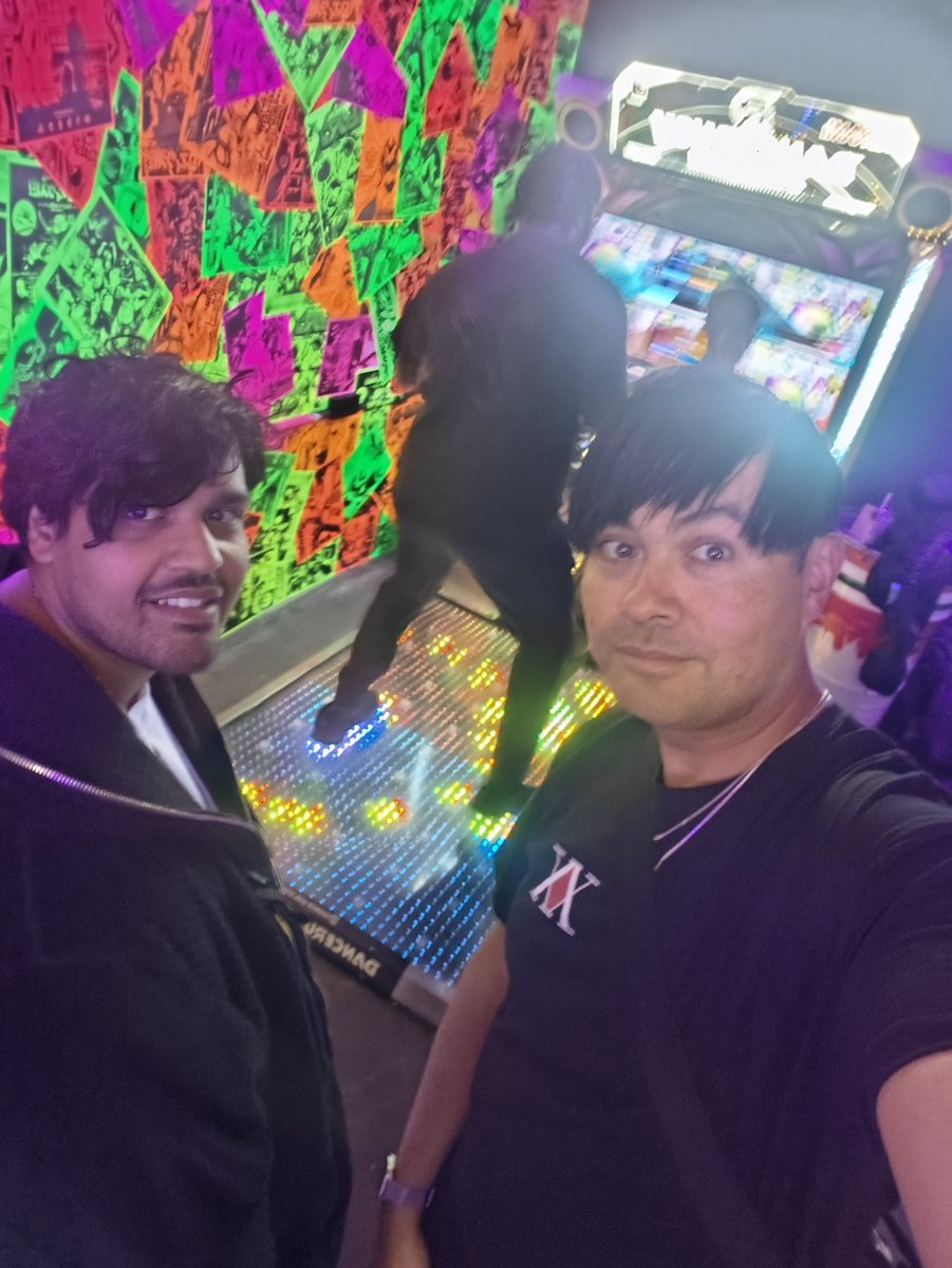 7Ten's tweet photo. NQJPN in Soho!

DDR A3, Dancerush, Gitadora, Wacca, Jubeat, Groove Coaster, Future Tom Tom, Music Gun Gun 2, ID8, Ultra SF IV, ST, various other games. Great decoration &amp; vibes.

Dancerush is playable &amp; all good! 
#DancerushStardom #NQ64 #LondonArcade #Bemani https://t.co/tRFOOPIVfO
