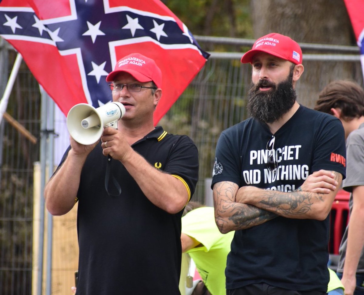 NotAvgLiberal's tweet photo. I can honestly tell you - 

When I’m in public or anywhere really…

I’ve never worried about Muslim People.

I’ve never worried about Black People.

I’ve never worried about Mexican/Latinos.

It’s the white guys with the fucking MAGA hats and Confederate Flags….

Those are the assholes I watch.