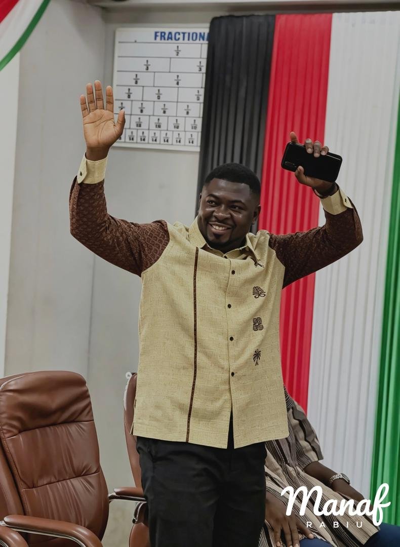 HamdiaOfori's tweet photo. Manaf's message isn't complicated: be available, be accountable and get the job done.
#Manaf4GreaterAccraGenSecretary
#VoteNumber8 https://t.co/fdVvWHlYYQ