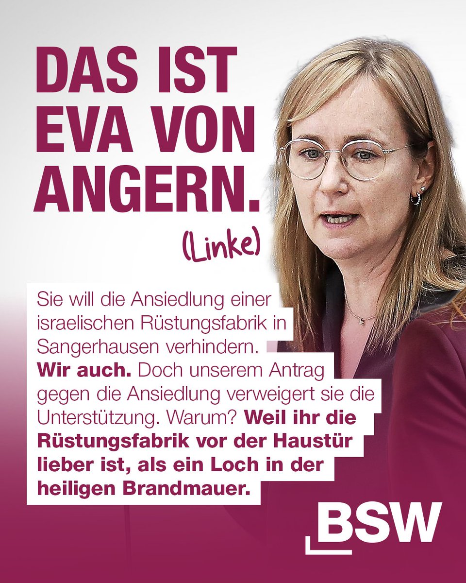 bsw_vg_lsa's tweet photo. Gegen die Rüstungsansiedlung demonstrieren? Selbstverständlich! Einen Antrag dagegen gemeinsam beraten? Um Himmels willen, da könnte man ja tatsächlich etwas erreichen! Bei der Linken scheint die Angst vor den „Falschen“ größer zu sein als der Wille, gemeinsam etwas zu verändern. https://t.co/eTxxtclvqe