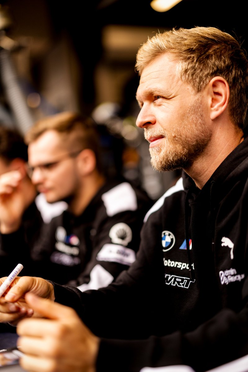 AdminByRequest's tweet photo. “We got the most out of it”

Race recap from Barcelona, where our brand ambassador @KevinMagnussen and BMW M Team WRT secured another solid points finish in the FIA World Endurance Championship! The Dane and his teammates fought their way from P16 to P7, collecting valuable points for the Drivers' Championship 💪

Heavy rain made conditions extremely tricky, with incidents bringing out the Safety Car twice in the opening 30 minutes. But Kevin, who started the race, stayed out of trouble and steadily moved up the order as the track dried before handing over to his teammates. The BMW trio eventually reached P5 before the final round of pit stops saw them finish seventh.

“I think we got the most out of a pretty challenging weekend. After the change in weather and the heavy rain, we knew the start could be chaotic, but we managed to stay out of trouble, worked our way well through the field and were running in the top five at one point,” said Kevin Magnussen.

“Unfortunately, the final round of pit stops didn't work in our favour, but seventh place still gives us some good championship points. Now we're looking ahead to the finale, where hopefully we can finish the season on a high,” he added.

And there's more good news! The result moves Kevin up to P3 in the Drivers' World Championship standings alongside Raffaele Marciello, with just one round remaining 👊

Next stop: The season finale at Monza on 8 November 🇮🇹

📸 BMW M Motorsport

#kevinmagnussen #fiawec #adminbyrequest #partnership