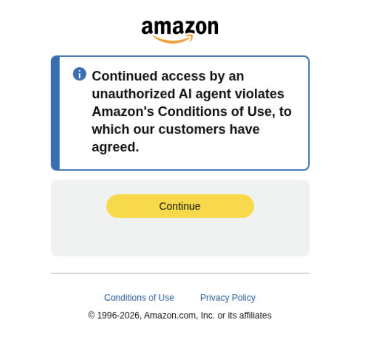christopherbaer's tweet photo. @amazon It'd be really nice if you could unblock @bot . Just trying to get some groceries ordered today. https://t.co/NvTu0PxxWx