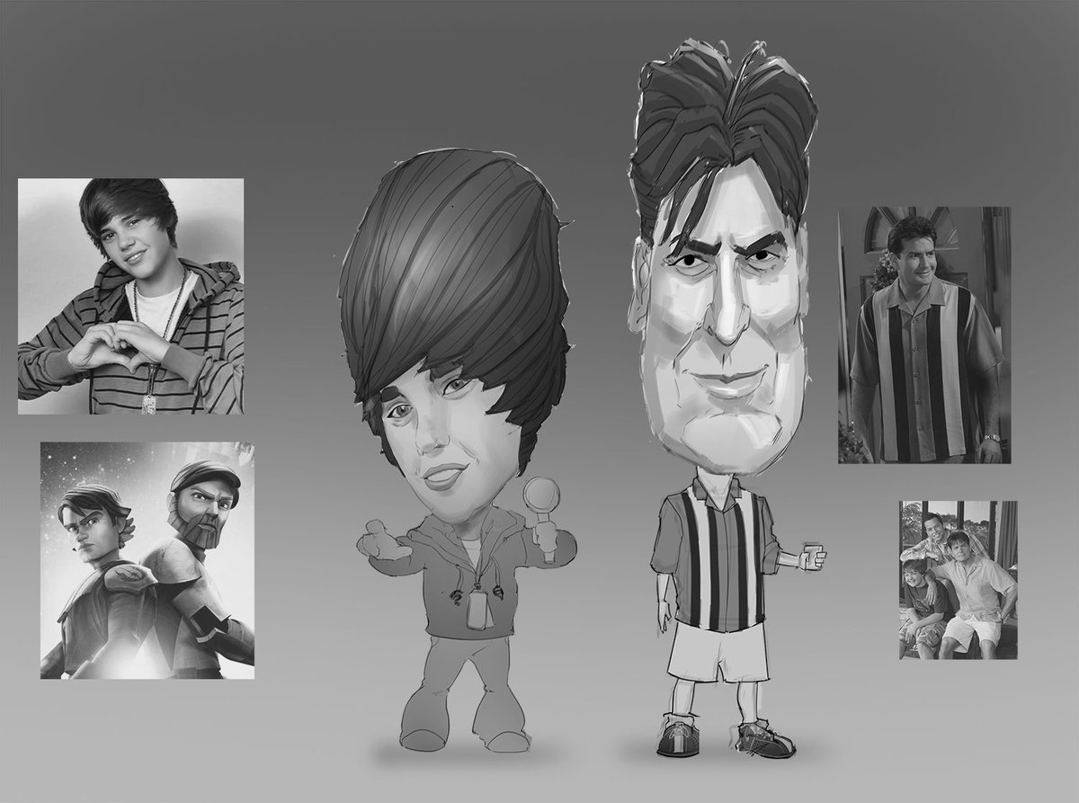 humzaartdesign's tweet photo. concept production art for a canceled stylized celebrity based social mobile project
#ConceptArt #ConceptArtist #ProductionArt #CharacterDesign #CharacterExploration #CharacterDevelopment #StylizedCharacter #StylizedArt #DigitalIllustration #DigitalPainting #VisualDevelopment #EntertainmentDesign #GameArt #MobileGameArt #SocialGame #MobileGaming #CasualGameArt #CharacterConcept #ConceptDesign #ArtDirection #DesignExploration #ProductionDesign #Illustration #CelebrityArt #CelebrityIllustration #CharlieSheen #JustinBieber #PopCultureArt #CaricatureArt #StylizedPortrait #CharacterArt #GameDevelopment #ArtPortfolio #CreativeProcess #BehindTheScenes