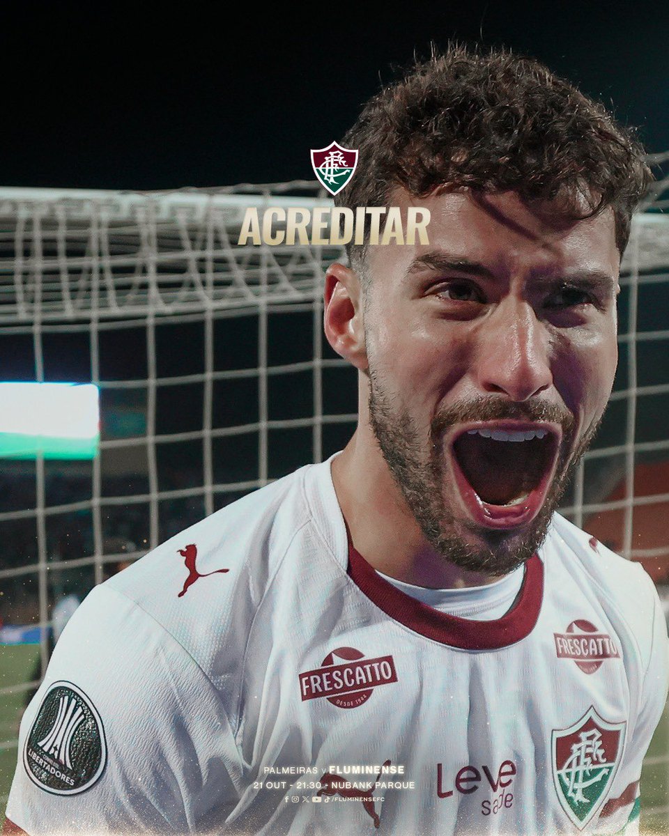 FluminenseFC's tweet photo. O Fluminense é pra quem 𝐀𝐂𝐑𝐄𝐃𝐈𝐓𝐀. 

VAMOS VIRAR, NENSE! https://t.co/TpSHaJG7oi