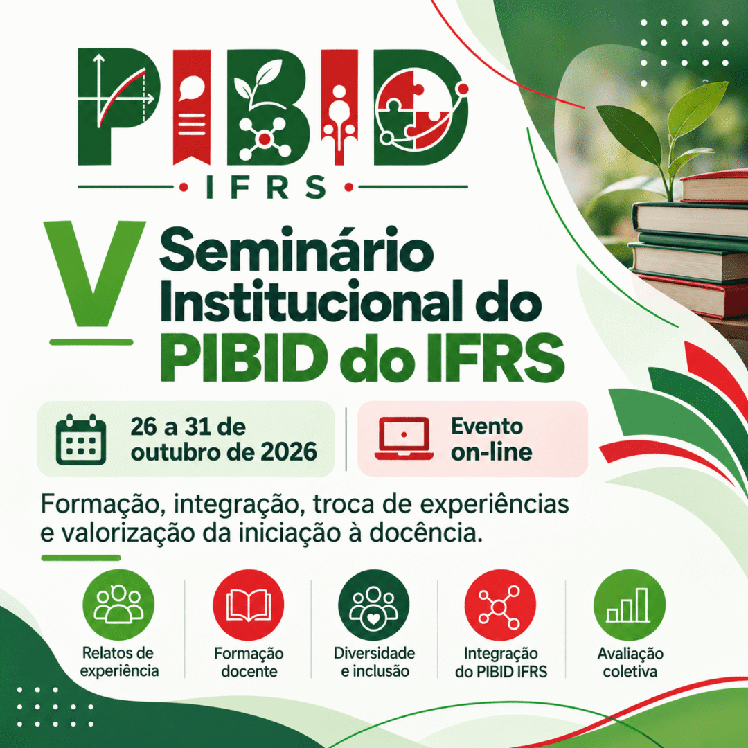 IFRSOficial's tweet photo. Seminário do Pibid recebe inscrições até 23 de outubro
 https://t.co/GvQhdHSQwe https://t.co/xNDiuFpBFf
