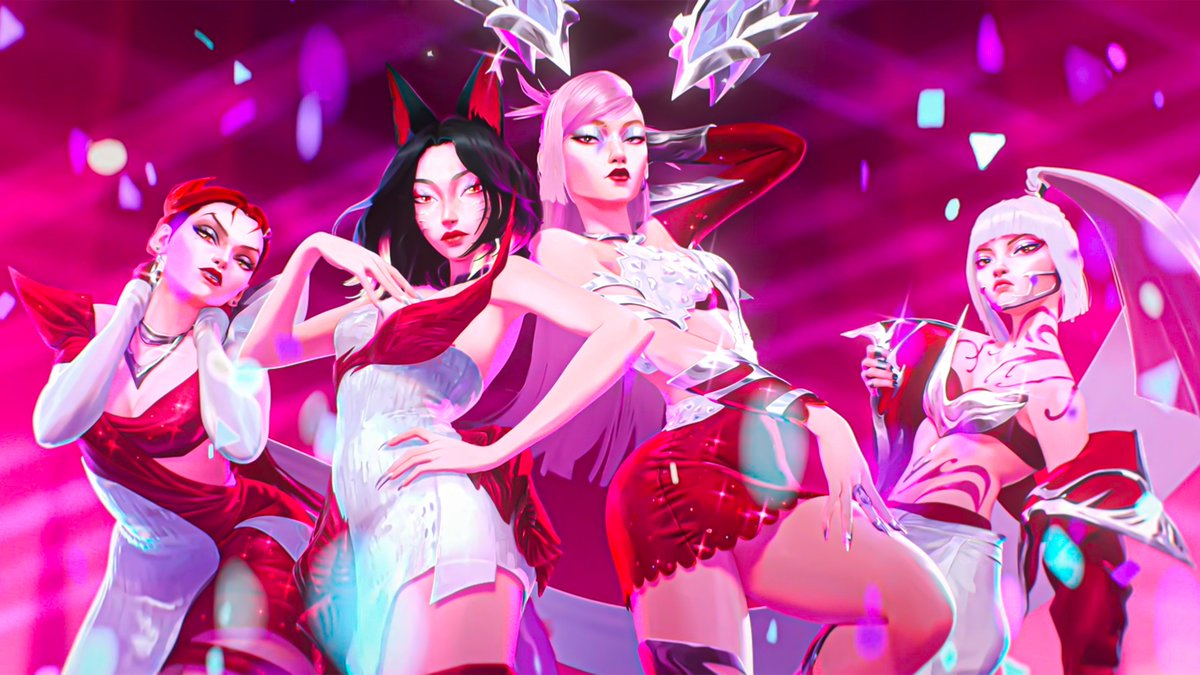 lozzopp's tweet photo. 🔥 KDA WALLPAPER 4K 📷#KDA #FIRESTARTER 
Ahri - Akali - Evelynn - Kai´sa #kdafirestarter https://t.co/r8wTeSiX8k