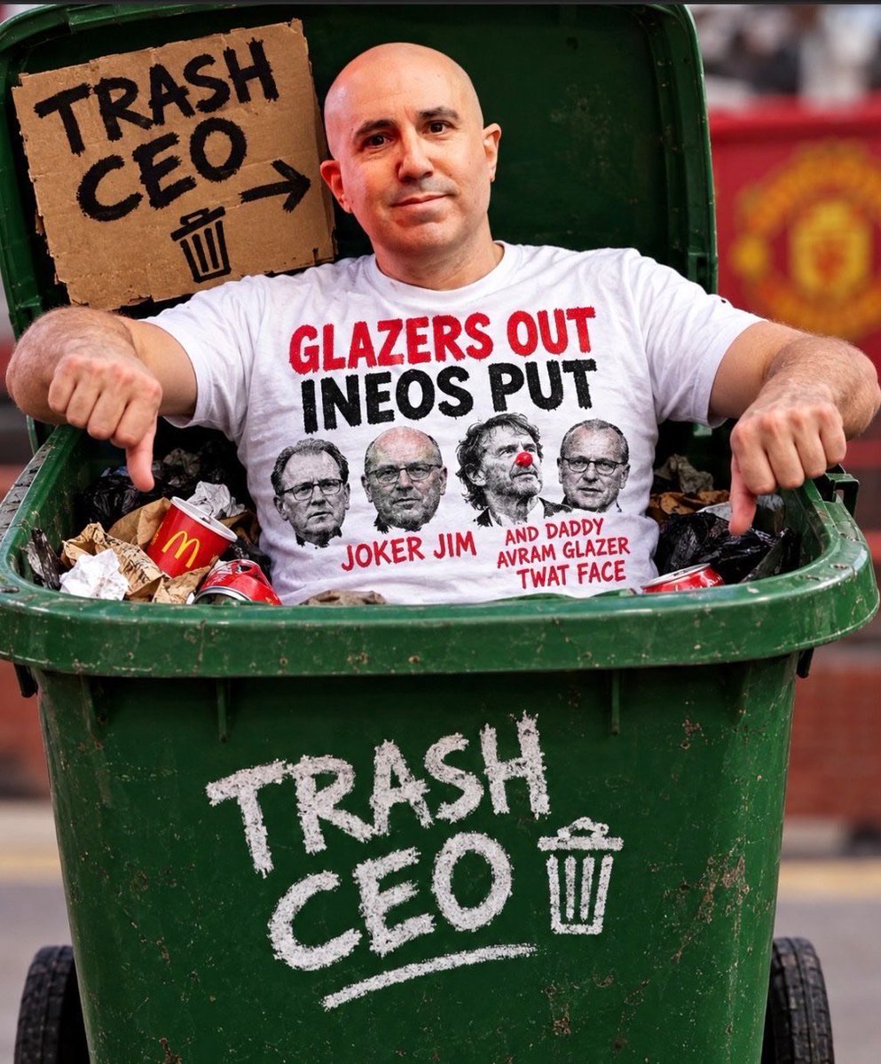 alwaysMadManC87's tweet photo. #GlazersOut 
#GlazersAndRatCliffeOut 
#GlazersOutNOW 
#GlazersSellManUtd 
#GlazersFullSaleOnly 
#GlazersAreVileVermin 
#GlazersDontCareAboutUnited https://t.co/npGp66pVyG