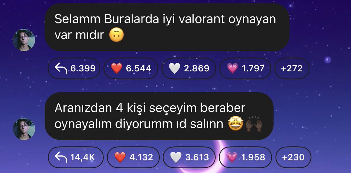 Shinyskystar's tweet photo. Hayatımda hiç oynamadım ama senin için Valorant indirmezsem https://t.co/LOcAFlIf8L