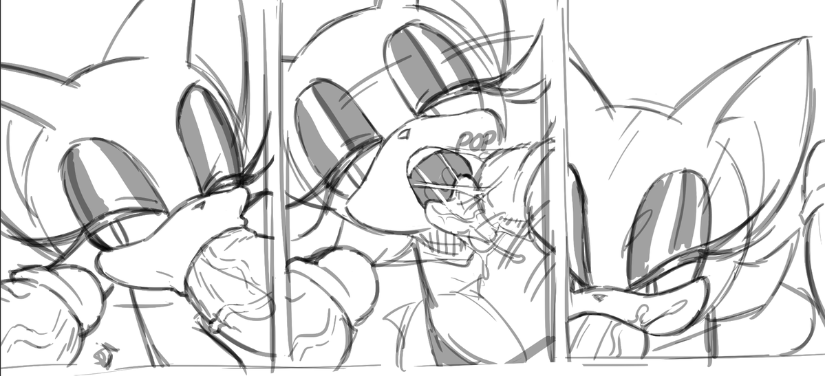 themilkman_art's tweet photo. Wips from a cancelled comm. I didn't even realise the client dipped till they blocked me. They cancelled on me once before after I sent them several wips on a different comm. So I think they used me to get free sketches twice. Suppose I can salvage it for future art I guess. https://t.co/DlUj3RRElw