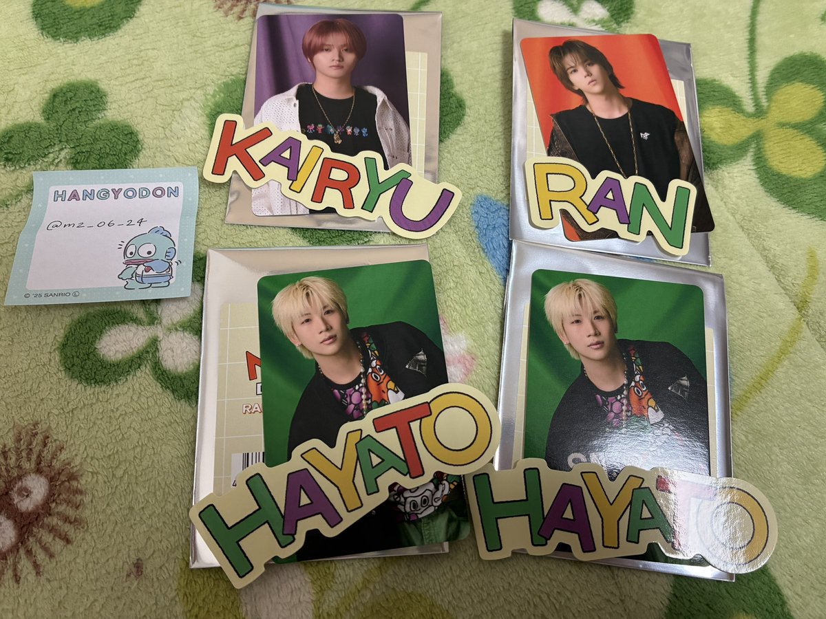 mz_06_24's tweet photo. MAZZEL 2nd Fan Meeting -Play at the MUZEUM Vol.2 ファンミ グッズ

譲 画像参照

求 ﾌｧﾝﾐRYUKI＞EIKI
     ＞BanquetEIKI＞NAOYA＞SEITO

11/10横浜(札幌、郵送要相談)にて取引希望
異種🉑

#MAZZEL交換
#MAZZEL求 
#MAZZEL譲 
#MAZZELファンミ https://t.co/EJGt0WJmuX