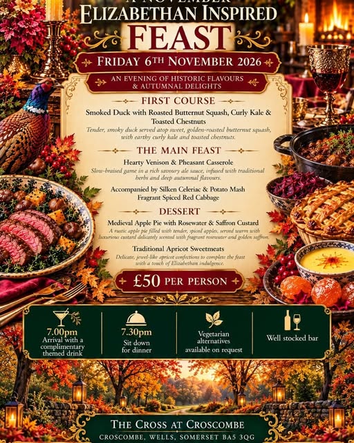 CrossCroscombe's tweet photo. Booking essential! https://t.co/8NT68aDXuI