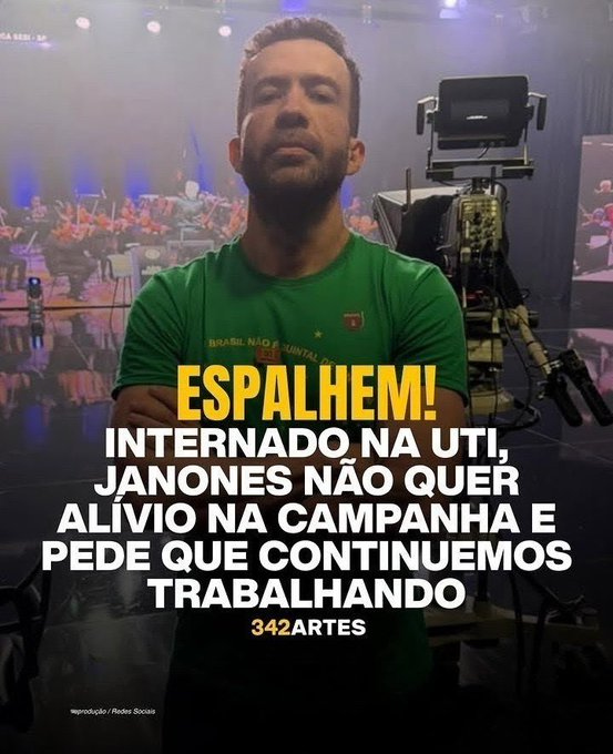 EthelMaciel's tweet photo. Desejo melhoras para o @AndreJanonesMG!!
Realmente é de adoecer qualquer um presenciar tantas mentiras, violência e molecagem.
#melhorasjanones https://t.co/CJpx0UQMgB