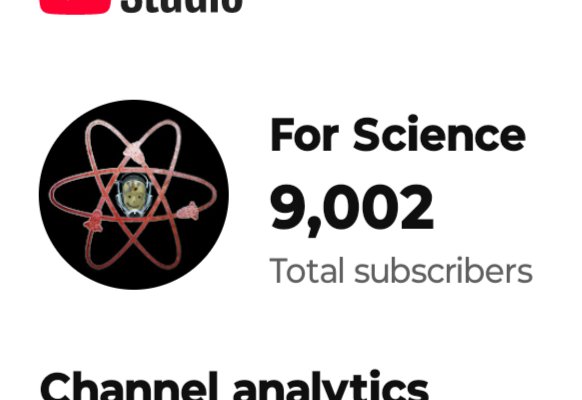 ForScienceSC's tweet photo. Hey check it out! On our way to 10k... Growth has really slowed but I just care about people having fun when they watch. That's all. If anybody is entertained than it's worth the work. Thanks to everyone that watches!😁#StarCitizen https://t.co/gDQSWvfA5e