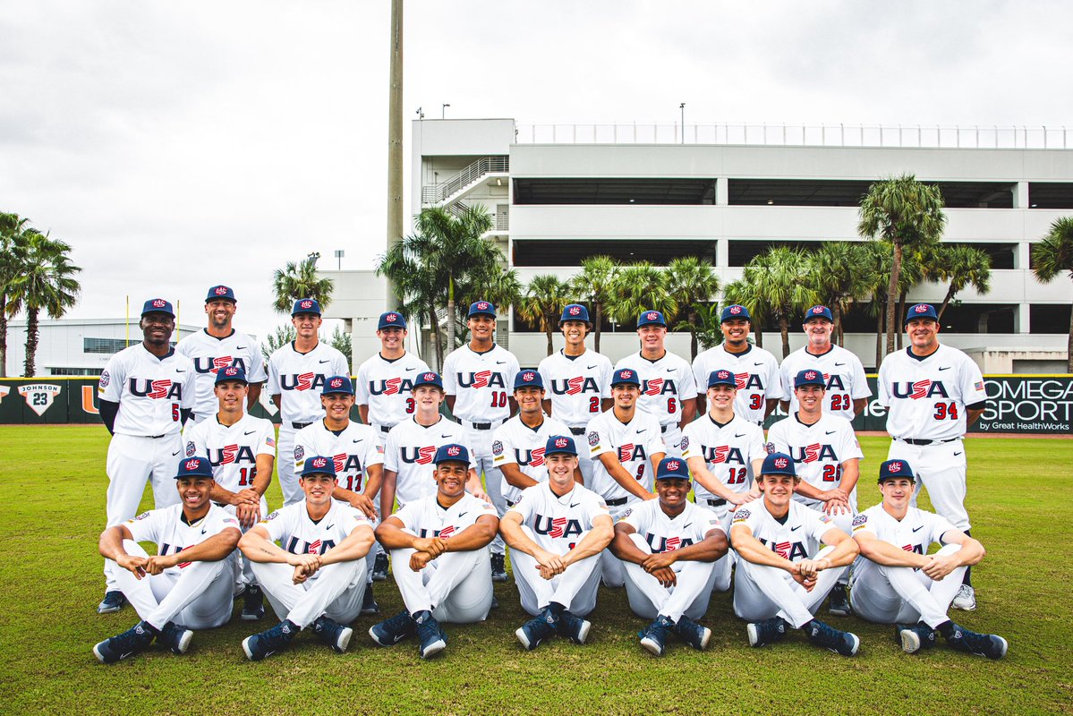 USABaseball18U's tweet photo. The 2026 18U National Team 🇺🇸 https://t.co/IJWyKxWPhK