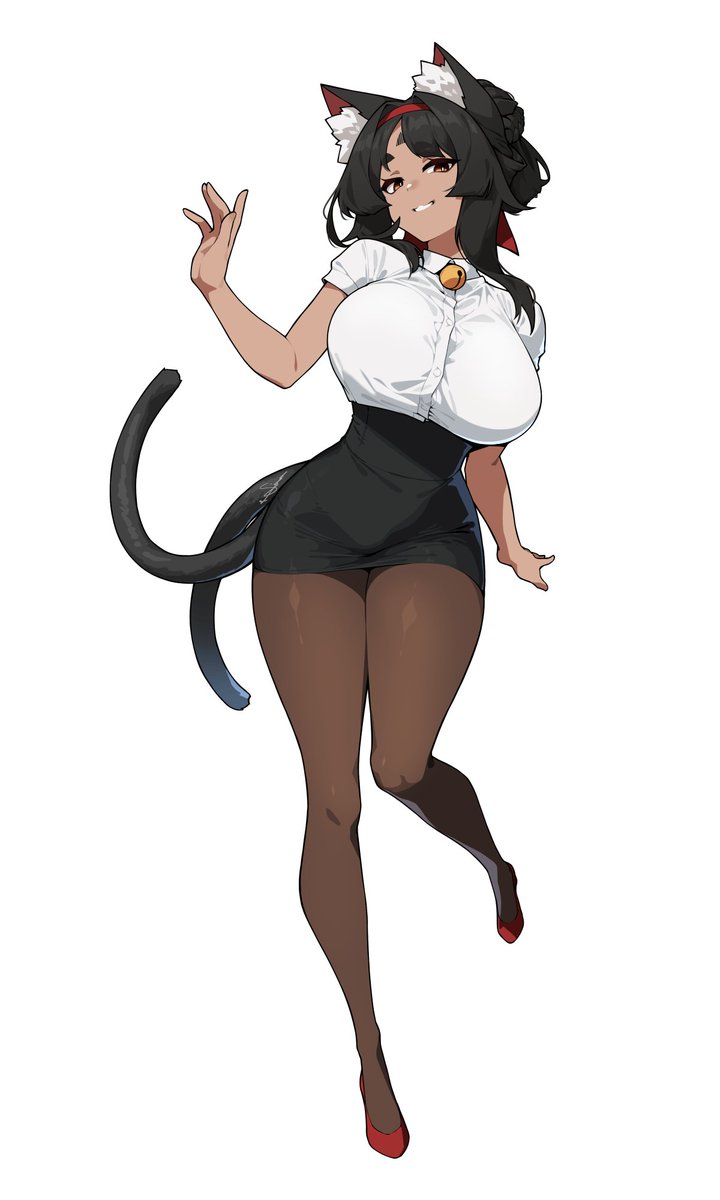 Dev0614's tweet photo. 猫宮又奈
いつものように「こんな姿だったらどうだろう？」の絵
[https://t.co/avv3rnxE3b] https://t.co/NoxkYXIazN