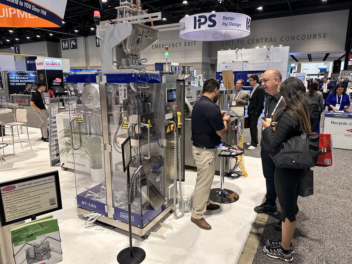 KeyIntlInc's tweet photo. Who's ready for day two of @packexposhow? 

Stop by our booth, # W-28042, with our friends at COUNTEC!

We have their new bottle capper (IC-120) on display, as well as over 10 other machines our customers currently rely on for their production.

Come check them out! 😀

#PACKEXPO https://t.co/RIRwrLoo4U