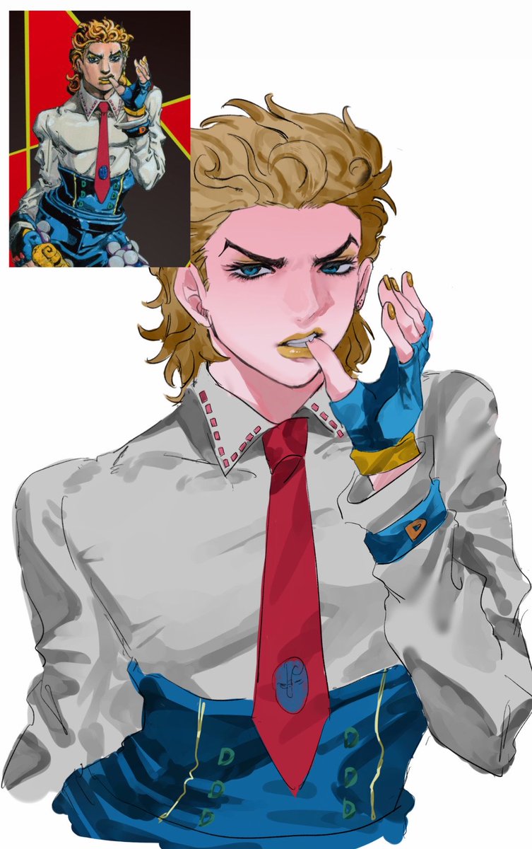 ima_now_416's tweet photo. ジョルノに似てるね
  #JJBA https://t.co/NjiZg61Ltu