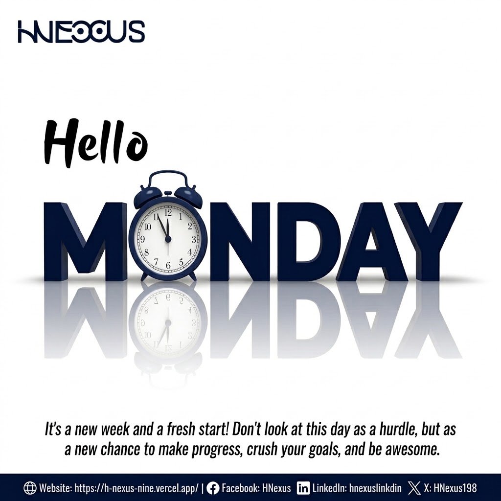 HNexus198's tweet photo. New week, fresh momentum.

A new week is a blank canvas an opportunity to refine our processes, execute bold ideas, and build digital solutions that truly matter. 

Let's make every moment count

#HNexus #MondayMotivation #SoftwareDevelopment #TechInnovation #FrontendDeveloper https://t.co/cYhaUqv5W3