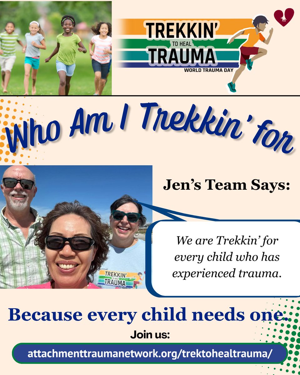 attachtrauma's tweet photo. The shirt starts the conversation. The “why” gives it meaning. 💚

Join us:  https://t.co/2Z8RYM5TXC

#TrekkinToHealTrauma #AttachmentTraumaNetwork https://t.co/86dhj210i7
