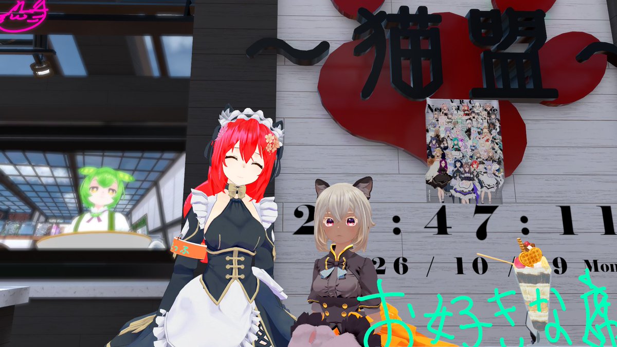 mayumi_39_'s tweet photo. アリスコスチュームお似合いです
＃猫盟 https://t.co/6uobkAW31k