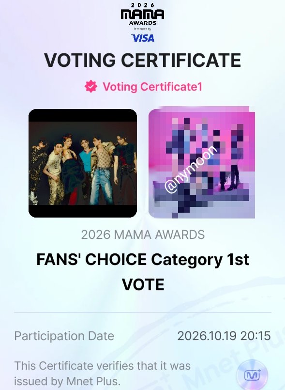 nymoon01's tweet photo. Let's turn our love and support into votes for ENHYPEN! ENGENE, stay united and keep pushing for our boys at the 2026 MAMA Awards

I choose #ENHYPEN for #2026MAMAVOTE https://t.co/oHlpWCEvA6