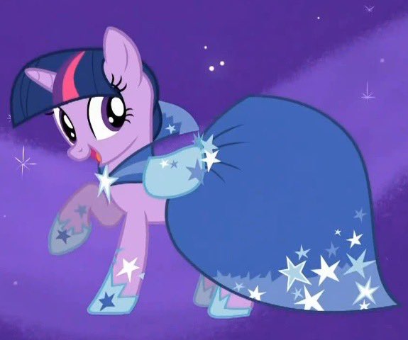 twirchive's tweet photo. made a dress inspired by twilight's grand galloping gala dress 💙💙 #dressmaker https://t.co/DbhkXG6RdJ