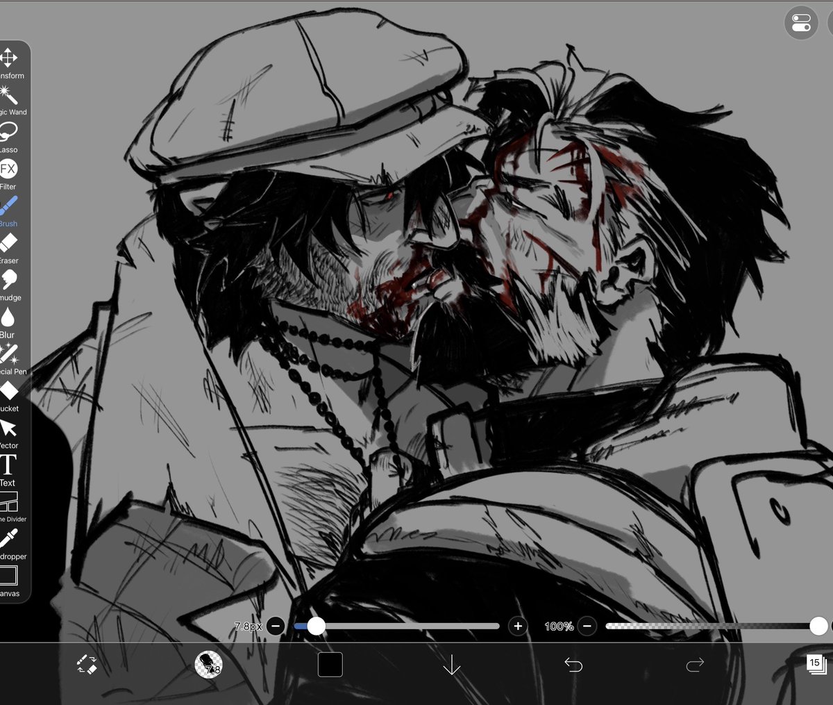 churchsemetary's tweet photo. seems like father rourke acquired a taste for (vampire) blood
#deadlock #holyblood https://t.co/P8aURrwJkU