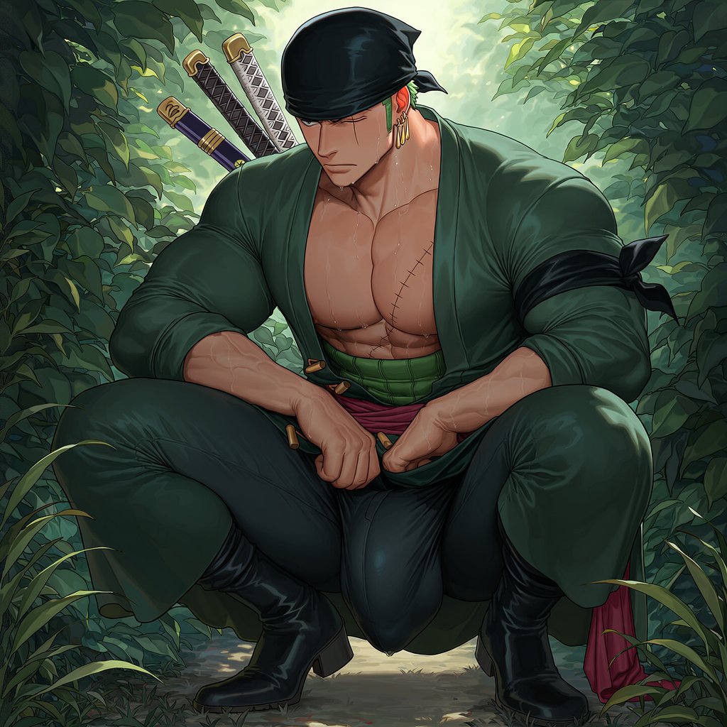 j1291190's tweet photo. #NSWF #Bara #NSWFAI #gay #索隆 #zoro #onepeice
索隆在深林里迷路了（2） https://t.co/s4MYYqGKXq