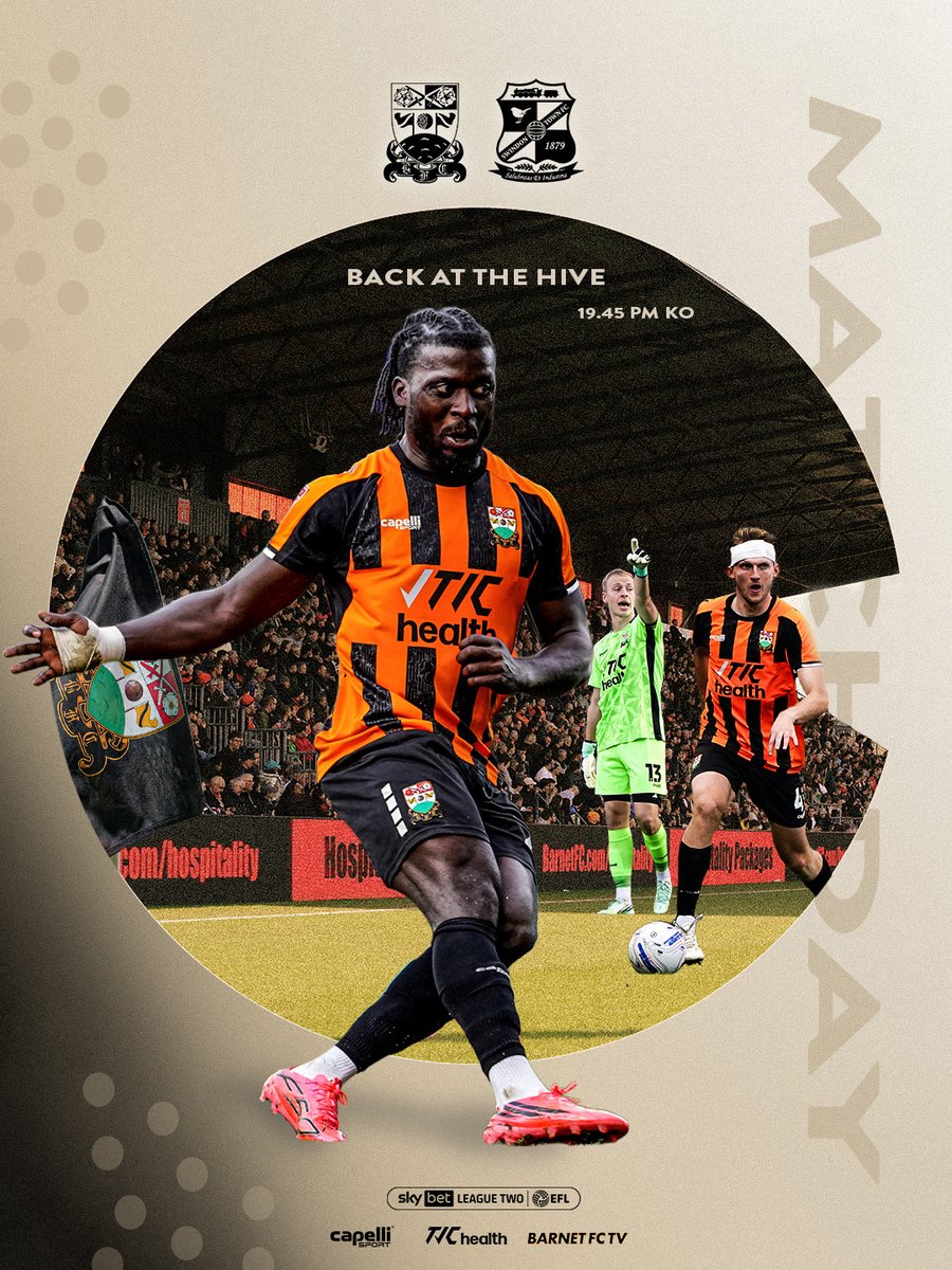 BarnetFC's tweet photo. Showtime at The Hive 🎬

#BarnetFC 🐝 https://t.co/Sxv2l2tBmy