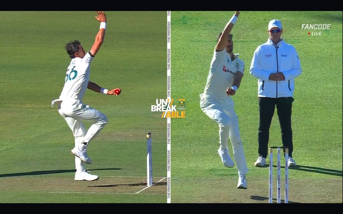 CricCrazyJohns's tweet photo. The bowling action of Mitchell Starc is peak beauty 😍 https://t.co/mGob9Zm583