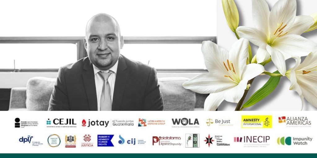 ImpunityWatch's tweet photo. 📢 𝐒𝐭𝐚𝐭𝐞𝐦𝐞𝐧𝐭 – We join international organisations in condemning the murder of Juan Francisco Solórzano Foppa, distinguished anti-#corruption lawyer.

His tragic death is an attack on the defence of human rights in #Guatemala. 

🔗 https://t.co/QDHZvsP4xE https://t.co/7kBPNcRvYd