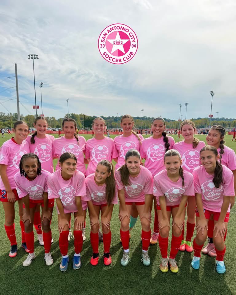 sacitysc's tweet photo. pink on every field this October. 💗⚽️

SA City teams repping the Breast Cancer Awareness campaign all month long. goals for a cure.

#TheCityStandard #Protect210 #BreastCancerAwareness #GoalsForACure #BCAM 🔴🔵 https://t.co/ezDLvTfXJY