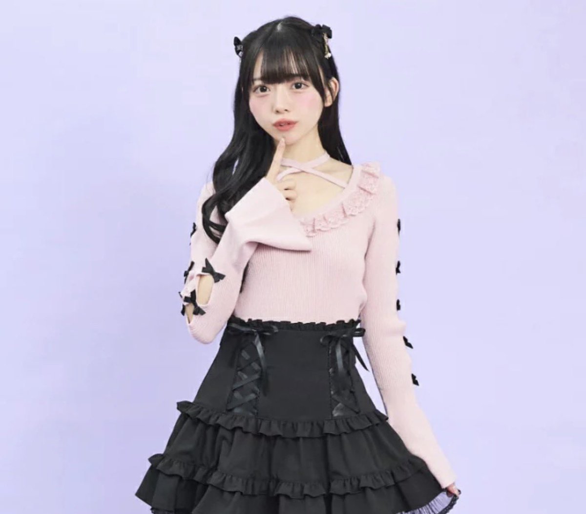 mi1kno0's tweet photo. ピンク+黒 https://t.co/NIR3XPwEdz