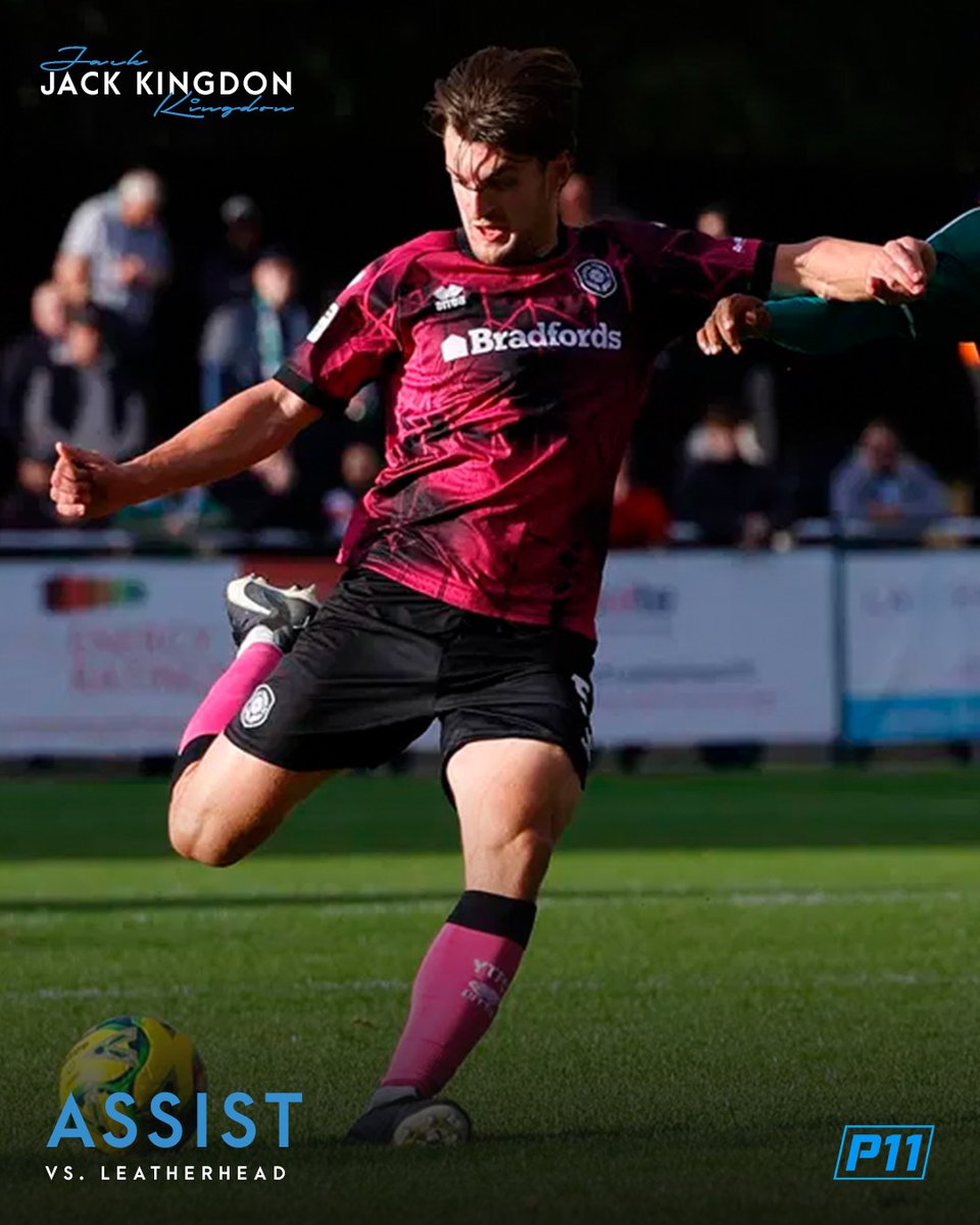 TheP11Group's tweet photo. 🎯 Jack Kingdon provided an assist for Yeovil Town against Leatherhead in the FA Cup, slipping the ball through to a teammate to put the Glovers ahead just a minute into the second half of a 3-3 draw.

Well done, lads! 👏

#P11Football #Pompey #YeovilTown #MacarthurFC #Football https://t.co/kGCxfHzqtD