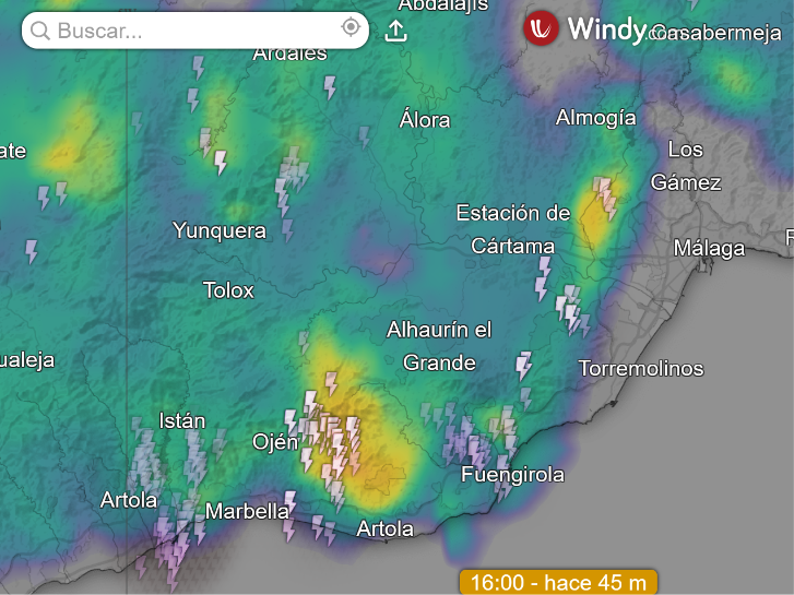AlesandroSherry's tweet photo. #CostaDelSol=#Costa del #Sol prov. #Málaga
#Tormentas #Rayos
#SanPedro,#Istán,#Ojén,#Marbella,#Mijas,#Fuengirola,#LaCala,#Benalmádena,#Torremolinos,#Alhaurín #ElGrande/#DeLaTorre... https://t.co/YXQWOGEtz6