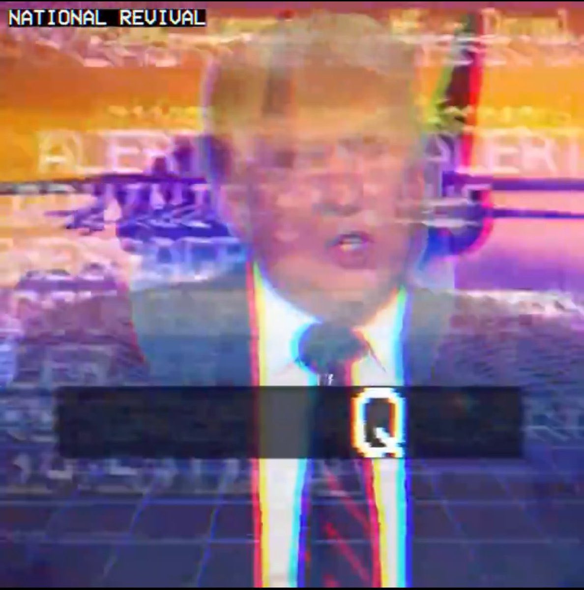 Q17li5's tweet photo. 🔥 Elon just dropped a video with Trump, Back To The Future, Q and The Emergency Alert System in it. 

My head might explode 🤯 https://t.co/2mhD0icM3i