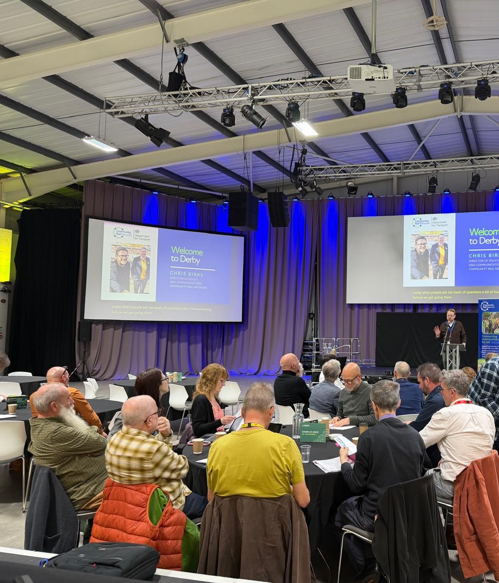 CommunityRail's tweet photo. #CommunityRail returns to Derby! 🎉

We're back in this brilliant city for our annual Conference in conjunction with @transportgovuk 🚄

Members, train operators, corporate partners and friends of community rail, we hope you're ready to connect, collaborate, learn and share 👥 https://t.co/iN53eZ6YZy