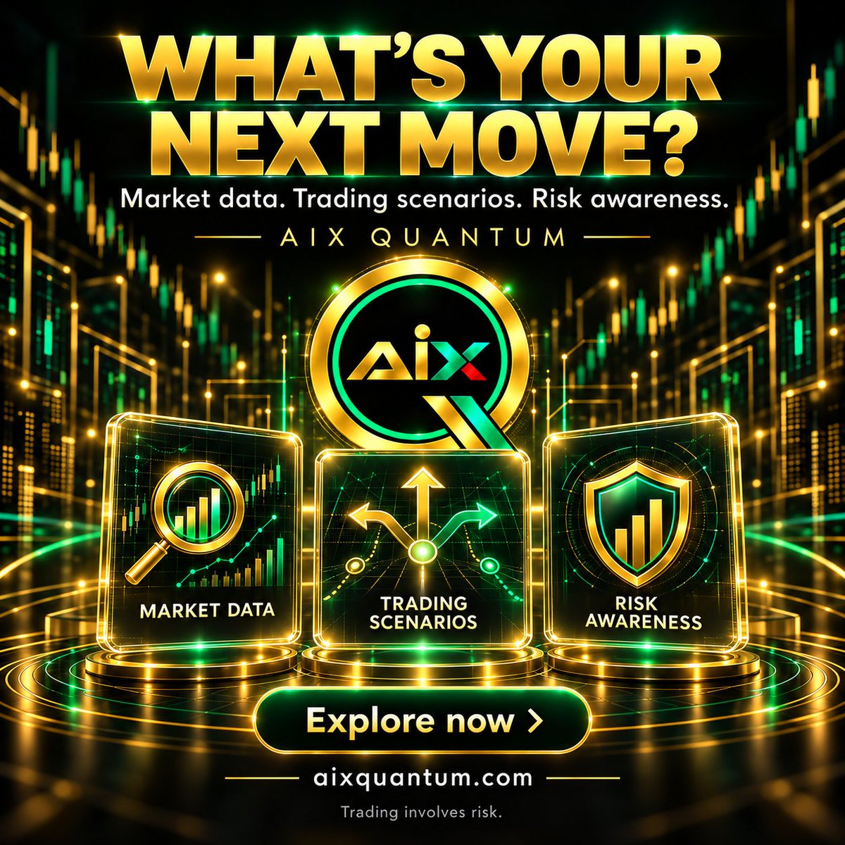 AiXTrading's tweet photo. What matters most to you: market insights, strategy, or risk awareness? 👇

Explore AIX Quantum and review performance updates:
https://t.co/zrhHRS6I35
Past performance doesn’t guarantee future results. Trading involves risk.

#AIXQuantum https://t.co/ddXHUK3lUP