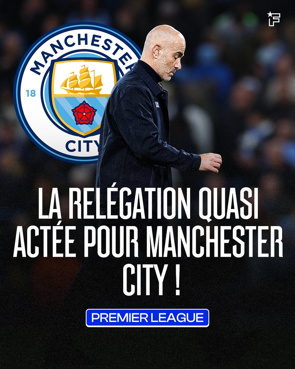 footmercato's tweet photo. 🚨🤯 MANCHESTER CITY POURRAIT PASSER DEUX SAISONS EN CHAMPIONSHIP !

Selon le Daily Mail, les Skyblues risqueraient une sanction XXL dans l'affaire des 114 infractions financières ! ⚖️

💰 Une amende colossale
📉 Un retrait massif de points entraînant une relégation
😳 Une sanction supplémentaire qui pourrait empêcher City de remonter immédiatement en Premier League !

Une véritable catastrophe pour le club, qui pourrait également voir plusieurs de ses stars quitter le navire ! 💥

👀 Vous imaginez Manchester City en deuxième division pendant deux ans ?
