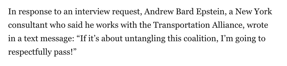 AVGregR's tweet photo. Who's actually trying to ban AVs in DC, and why?

The "People First Transportation Alliance" claims to represent the interests of the people - but can't even name who works there.

They did name 13 "founding members" – four of them falsely. Yikes. https://t.co/uL1LiuhtkJ
