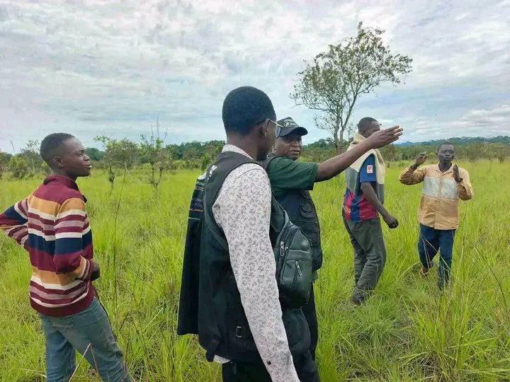 AFRICATOP4's tweet photo. #Kasaï : une mission d’identification menée dans la savane de Nganda Imenyi.

Une délégation d’experts du consortium FOKAL/CBMT/NKATA a visité la savane du village Nganda Imenyi, dans le territoire de Mweka, au Kasaï. https://t.co/lRIt28tuyv